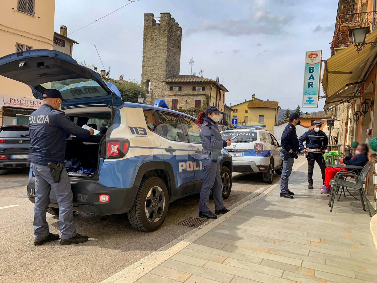 Controlli Della Polizia Tra Assisi E Valfabbrica Identificate 121